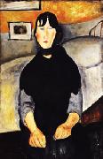 Amedeo Modigliani, Young Woman of the People